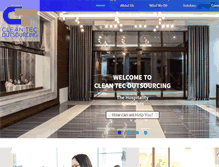 Tablet Screenshot of cleantecoutsourcing.com